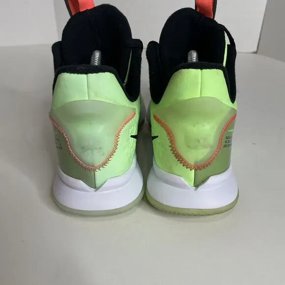 Nike Lebron Witness 5 Grinch Lime Glow Black Men's Basketball Sz 9 - CQ9380-300