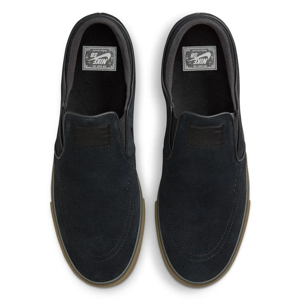 Nike SB Janoski Slip  Black Gum Shoes