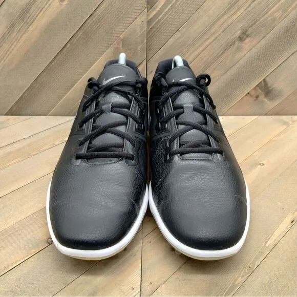 Nike Vapor Pro Golf Shoes Mens Size 11 Black Silver Cleats Outdoor Sports Spikes