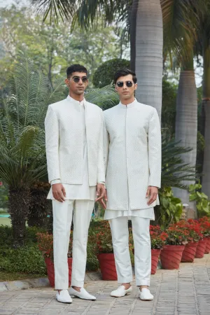 NIRVANA & RAKSA- CHIKANKARI JACKET SETS