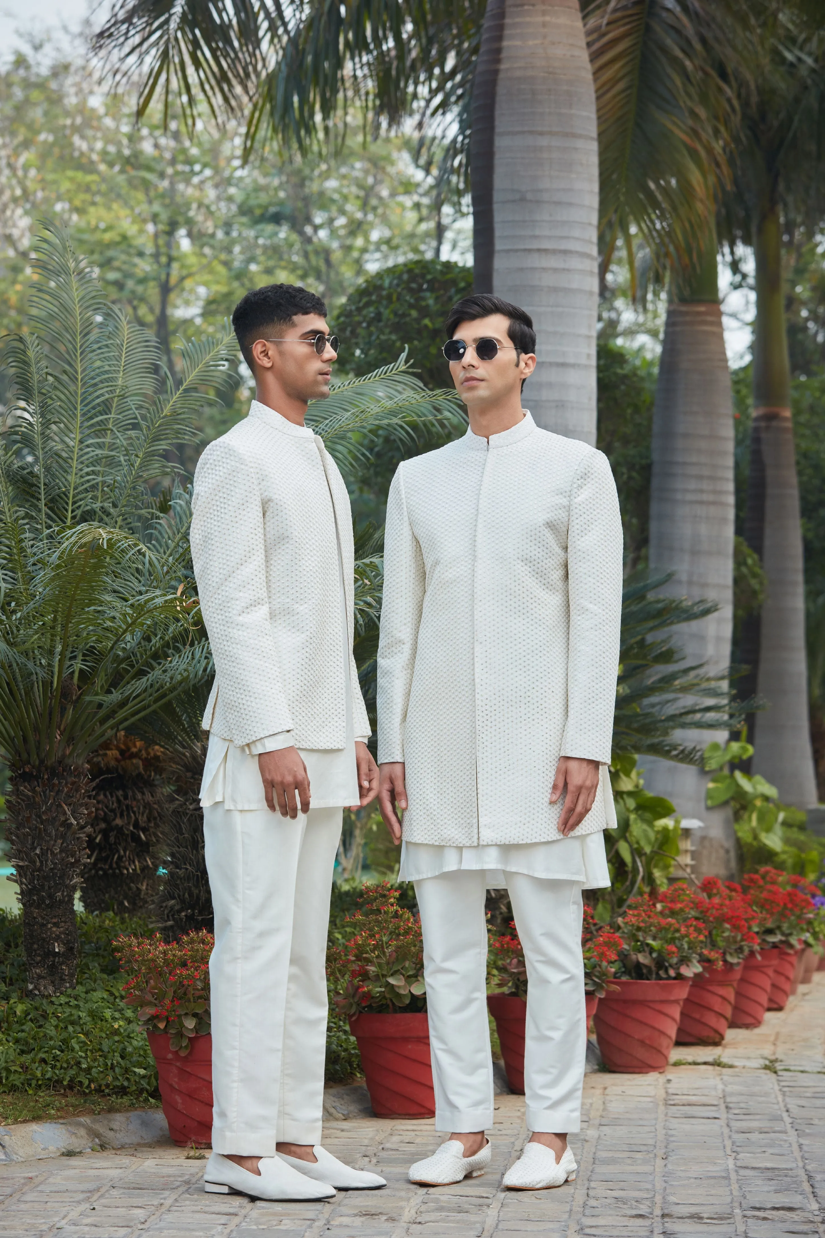 NIRVANA & RAKSA- CHIKANKARI JACKET SETS