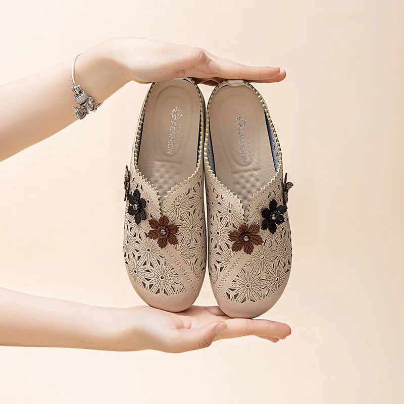 Non-Slip Women's Leather Shoes