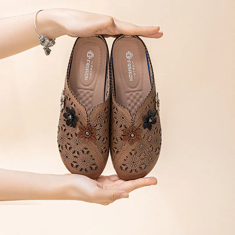 Non-Slip Women's Leather Shoes