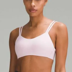 NWT Like a Cloud Ribbed Bra *Light Support, B/C Cup - 6 Meadowsweet Pink