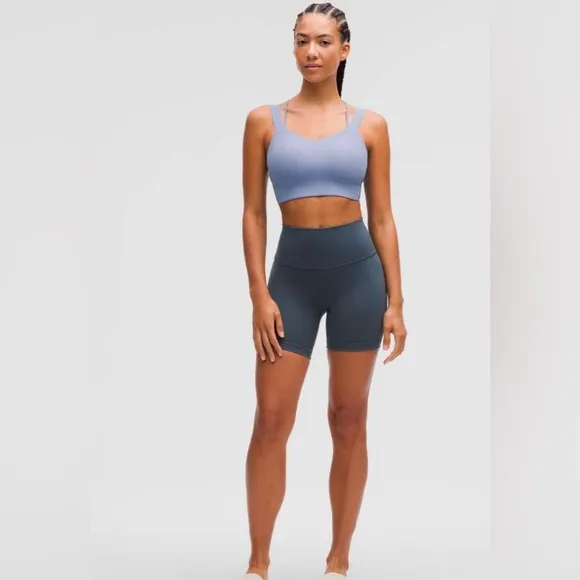 NWT Lululemon Like a Cloud Ribbed Longline Bra *Light Support, D/DD Cup size 12
