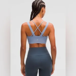NWT Lululemon Like a Cloud Ribbed Longline Bra *Light Support, D/DD Cup size 12
