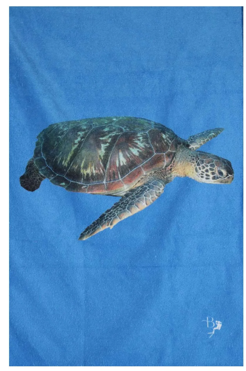 Ocean Life Terry Towel - Last Pieces - now just $15!