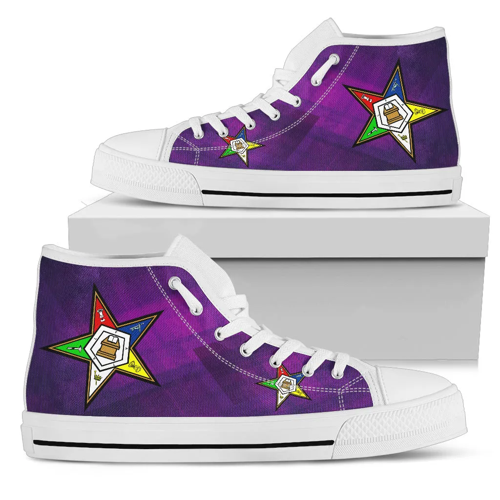 OES  Classic Womens High Top_Purple SQ
