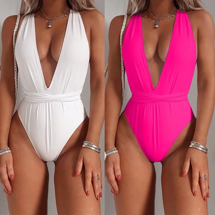 One-piece swimsuit bikini trendy