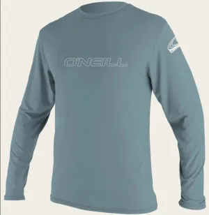 ONEILL Men's BASIC SKINS  L/S RASH TEE 4339 - DUSTY BLUE