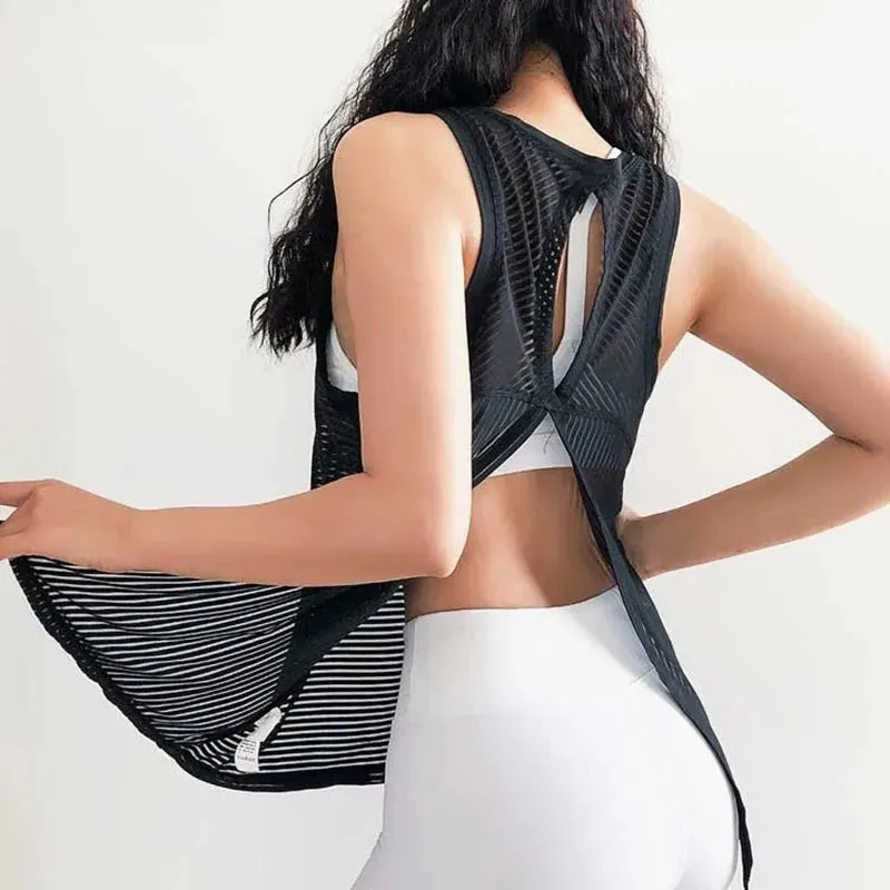 Open Back Gym Tank