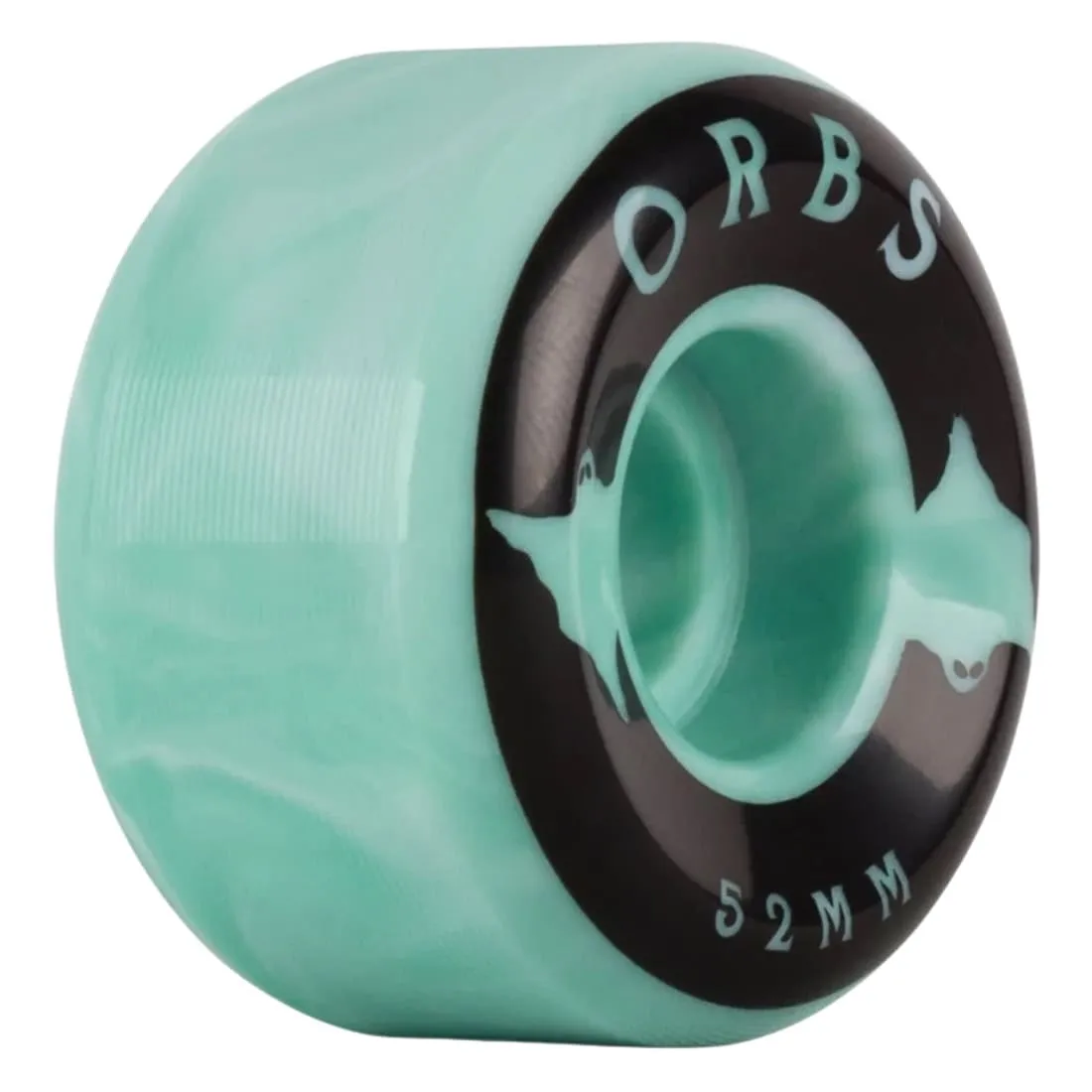 Orbs 52mm Specters Swirls Conical 99A Wheels - Teal/White