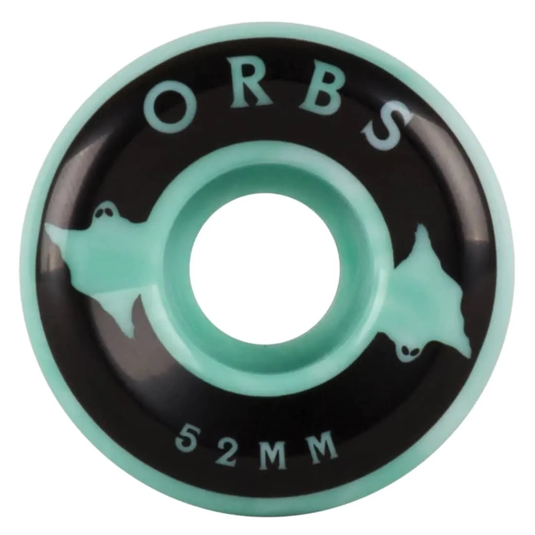 Orbs 52mm Specters Swirls Conical 99A Wheels - Teal/White