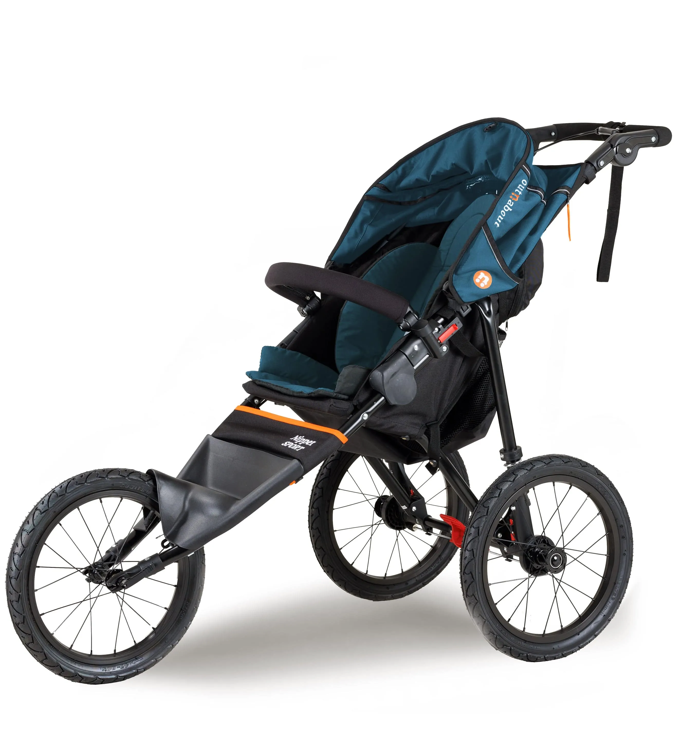 Out n About Nipper Sport V5 Single Pushchair with Footmuff - Highland Blue