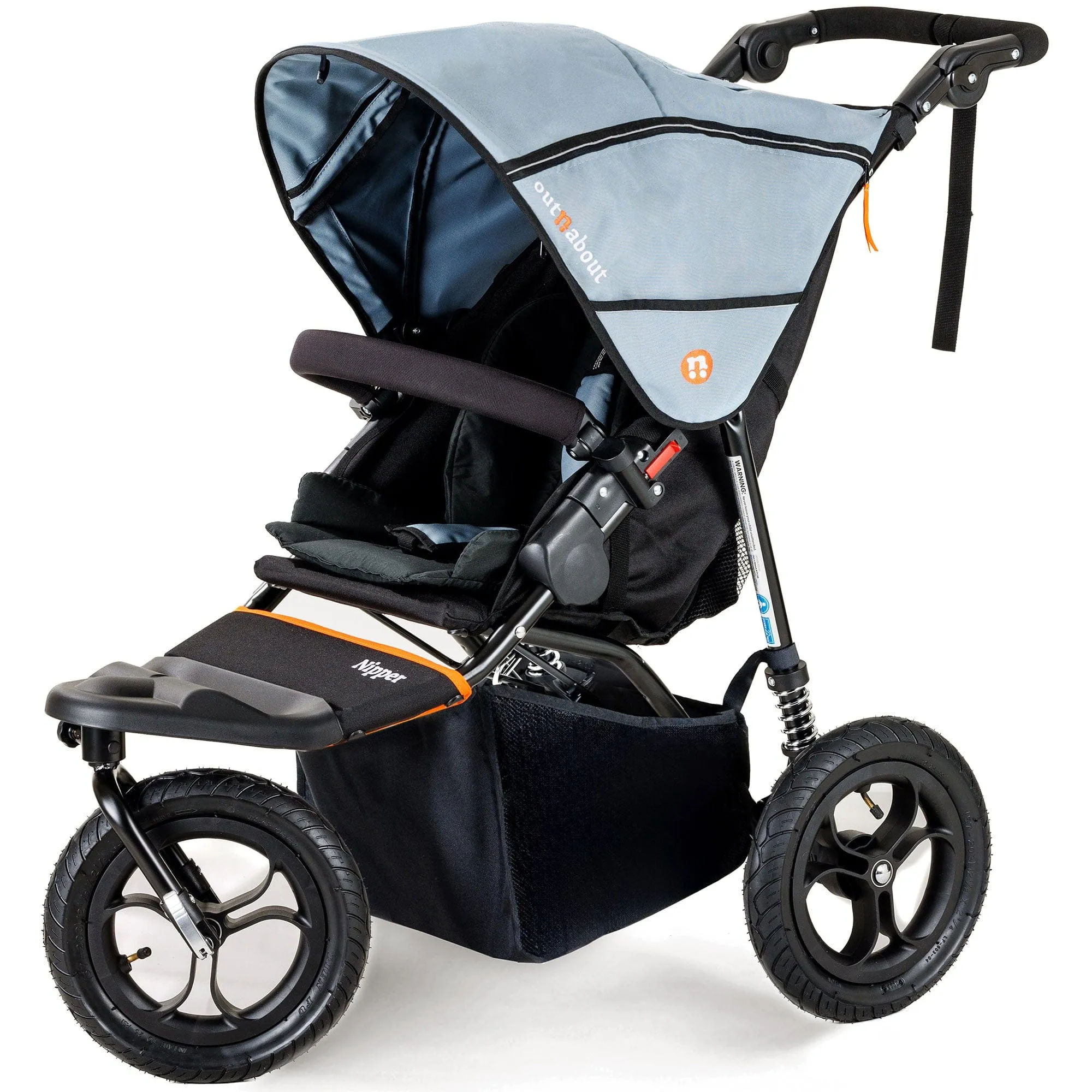 Out n About Nipper V5 All Terrain Pushchair - Rock Salt Grey