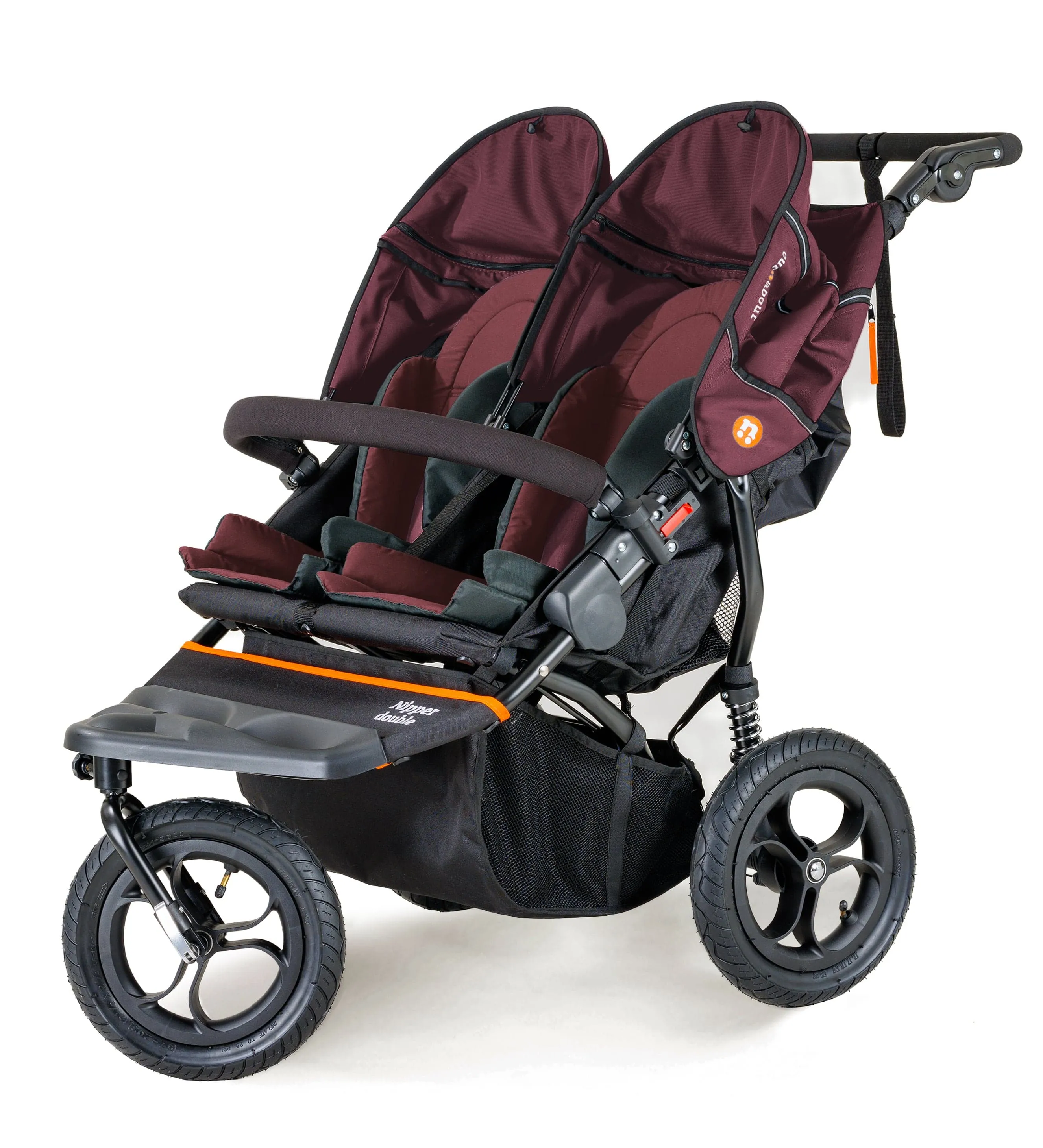 Out n About Nipper V5 Double Pushchair - Bramble Berry
