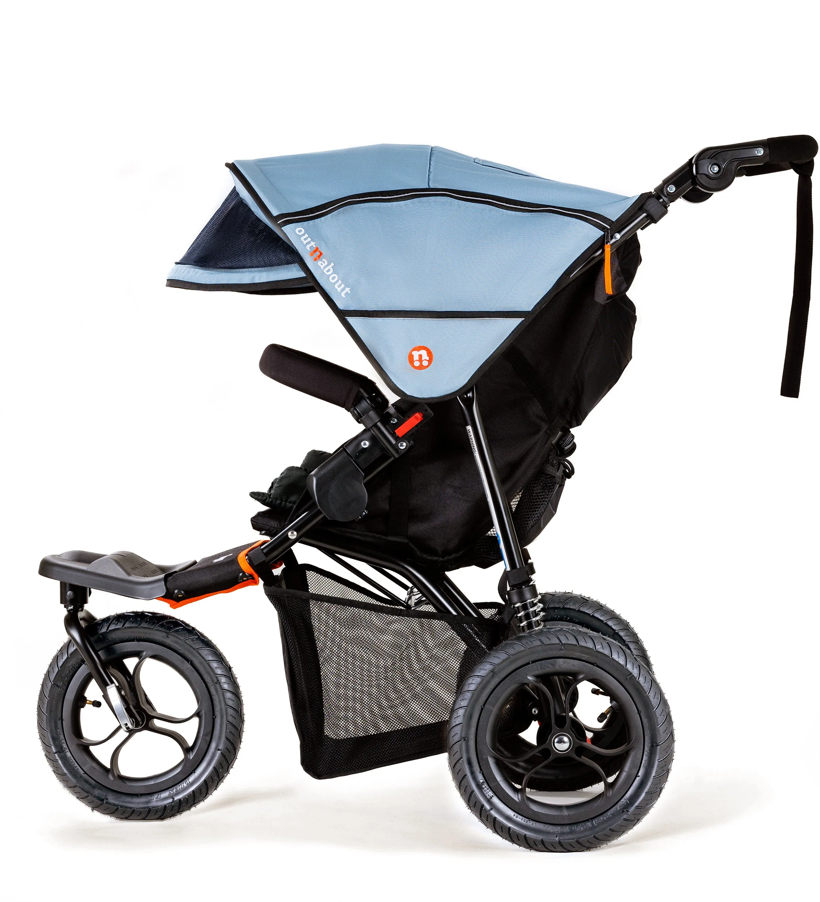 Out n About Single Nipper V5 - Rocksalt Grey - Please allow 7 days for delivery