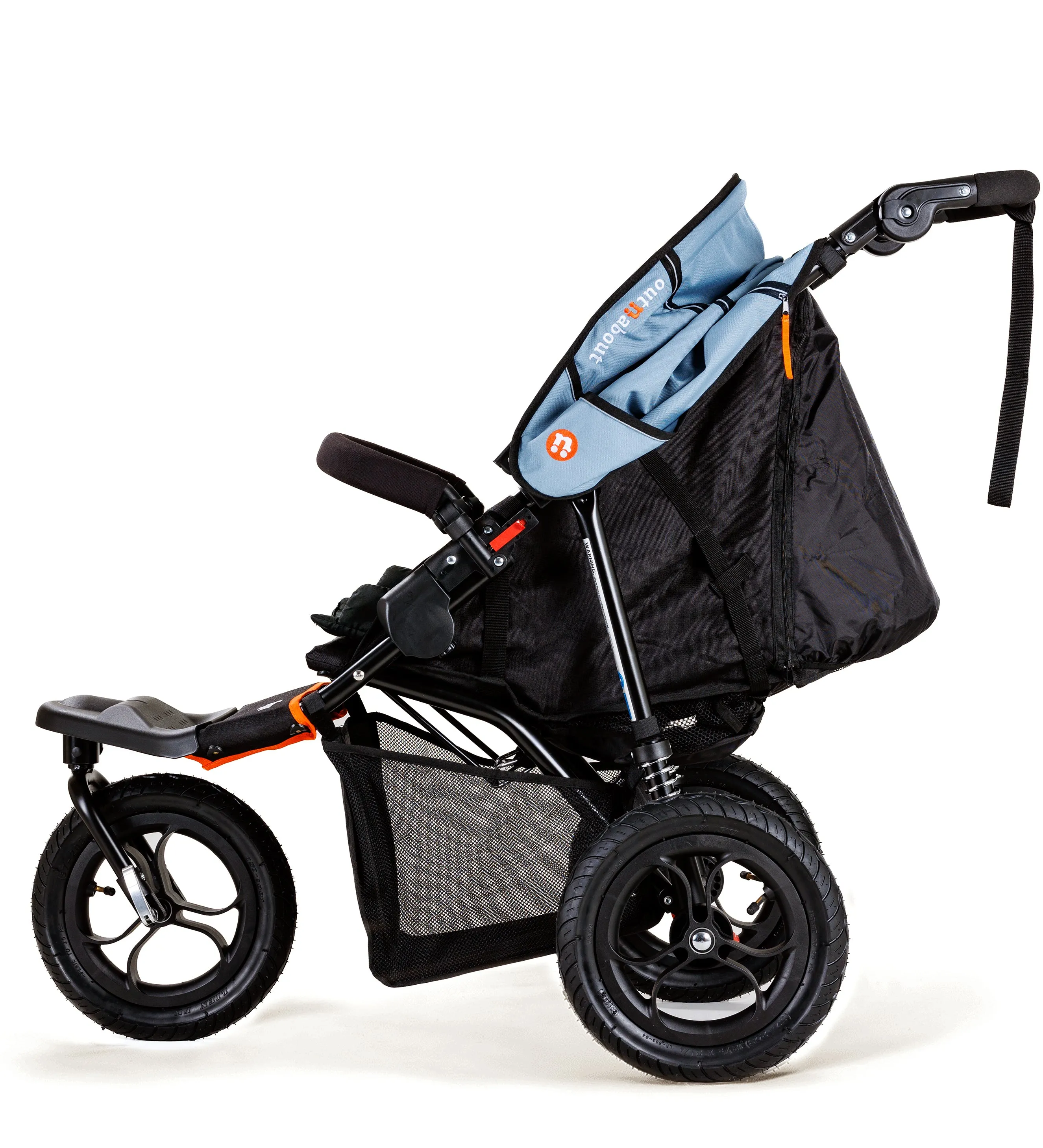 Out n About Single Nipper V5 - Rocksalt Grey - Please allow 7 days for delivery