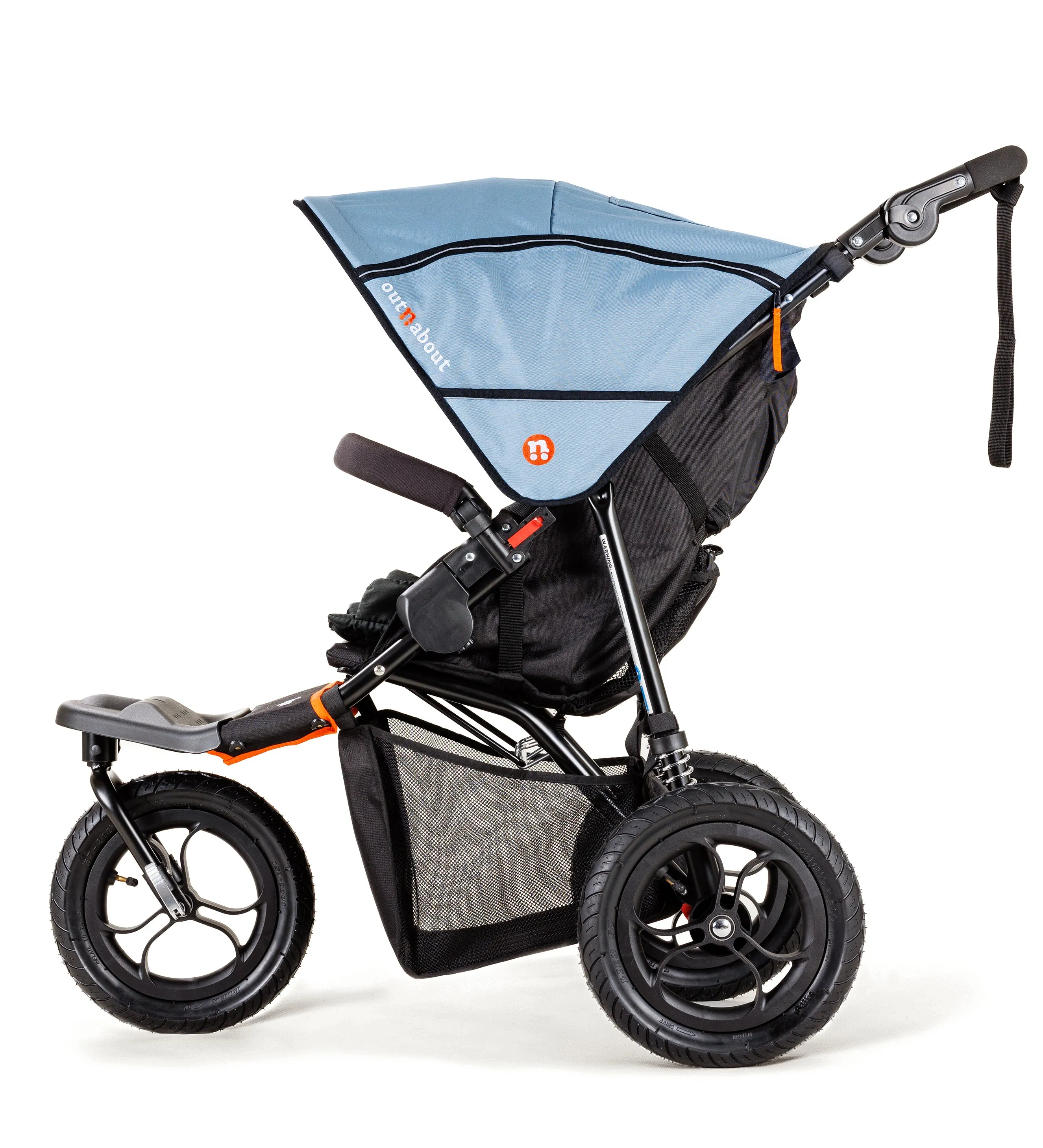 Out n About Single Nipper V5 - Rocksalt Grey - Please allow 7 days for delivery