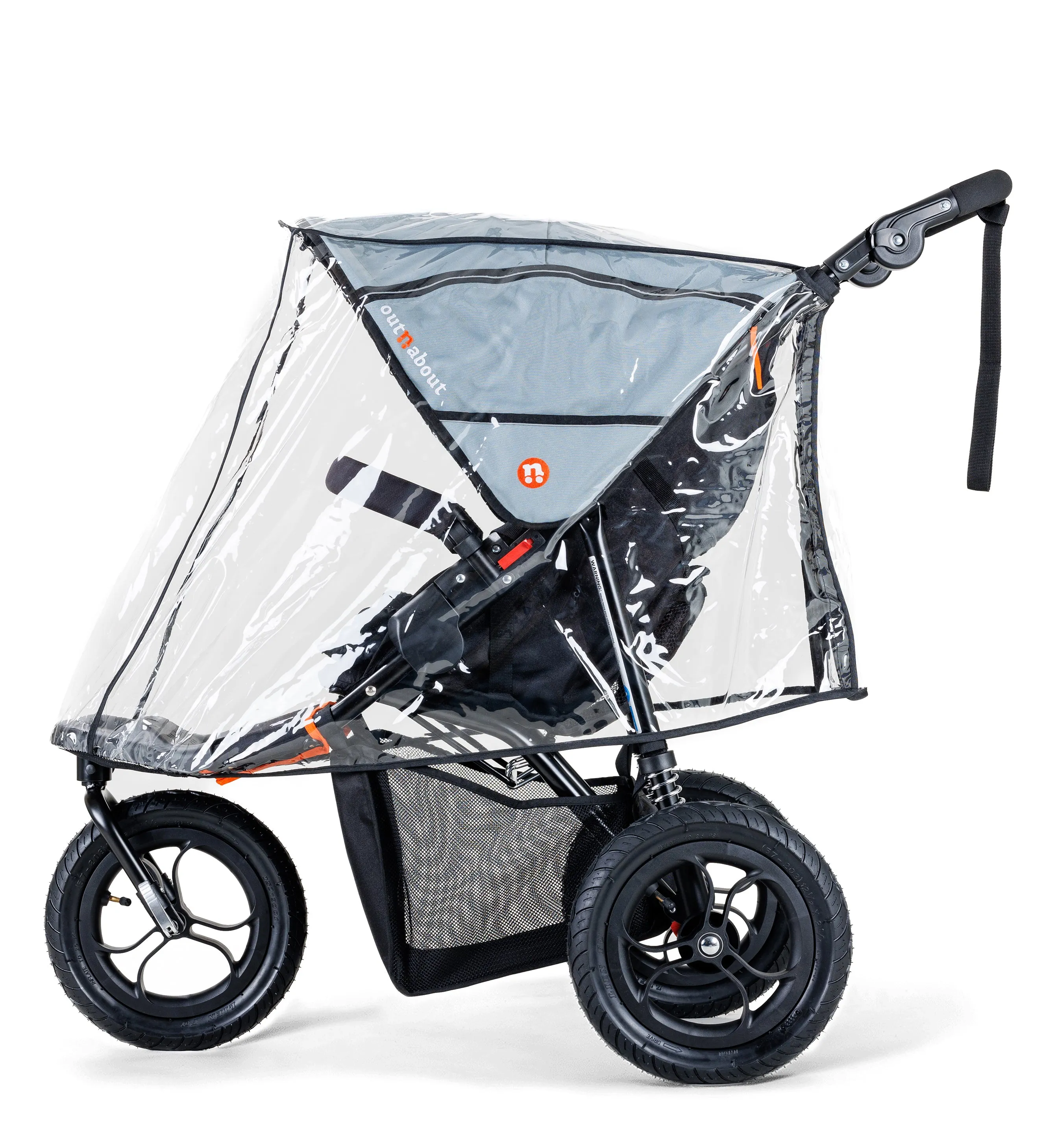Out n About Single Nipper V5 - Rocksalt Grey - Please allow 7 days for delivery