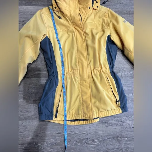 Pacific Trail Women’s Full Zip winter snow jacket Yellow/Gray size Small