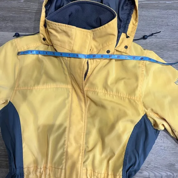 Pacific Trail Women’s Full Zip winter snow jacket Yellow/Gray size Small
