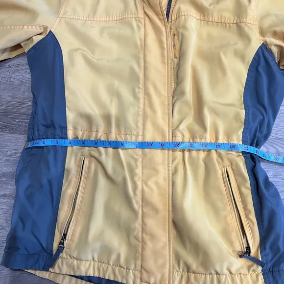 Pacific Trail Women’s Full Zip winter snow jacket Yellow/Gray size Small