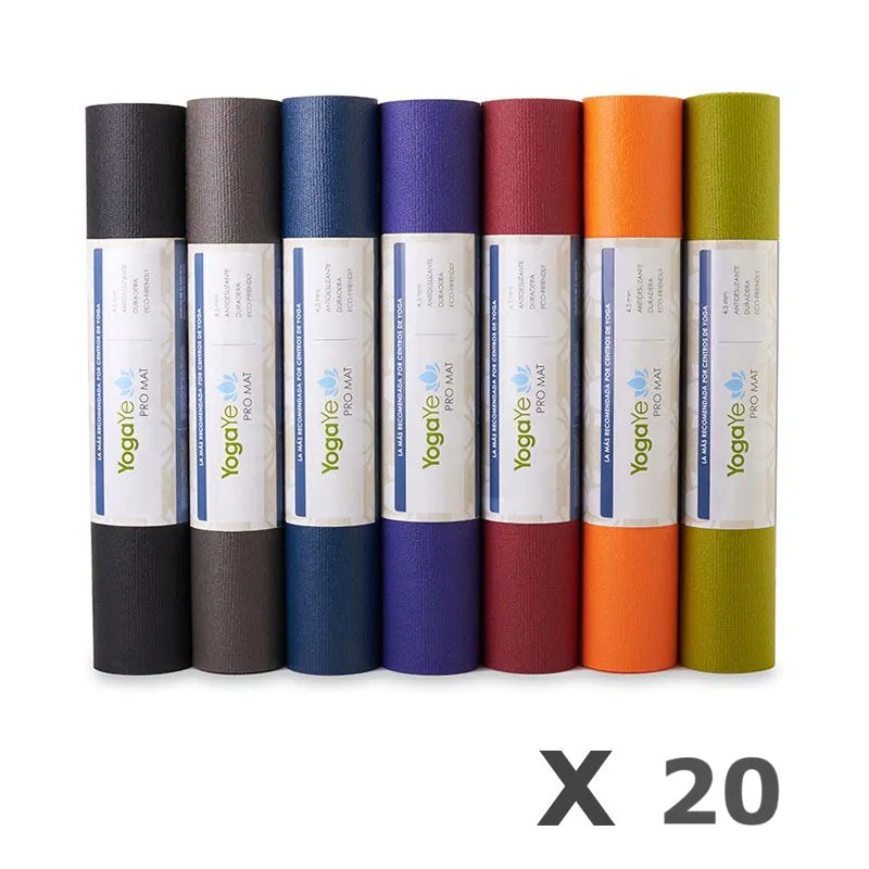 Pack de 20 Esterillas YogaYe Pro Mat