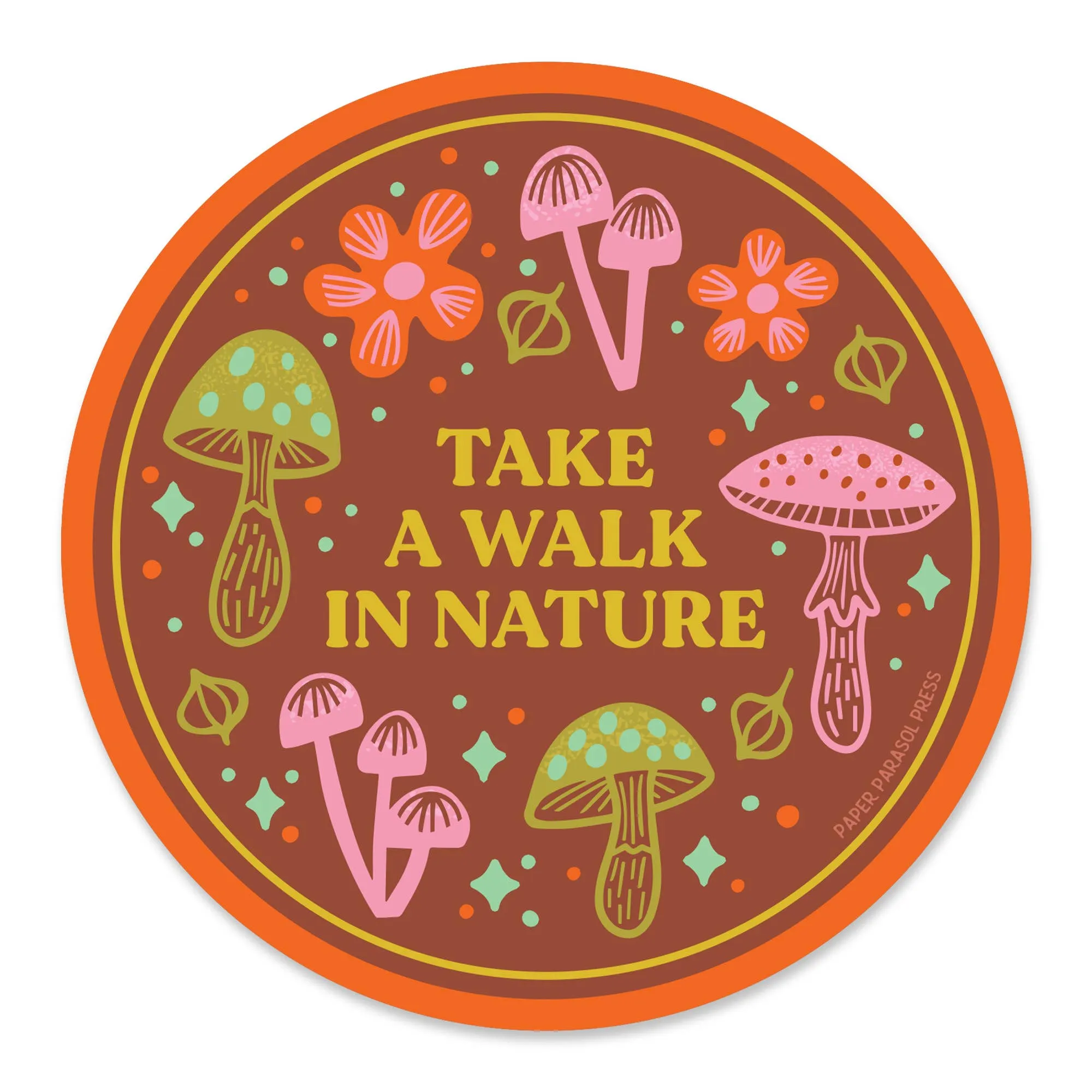 Paper Parasol Press - Take a Walk in Nature Sticker