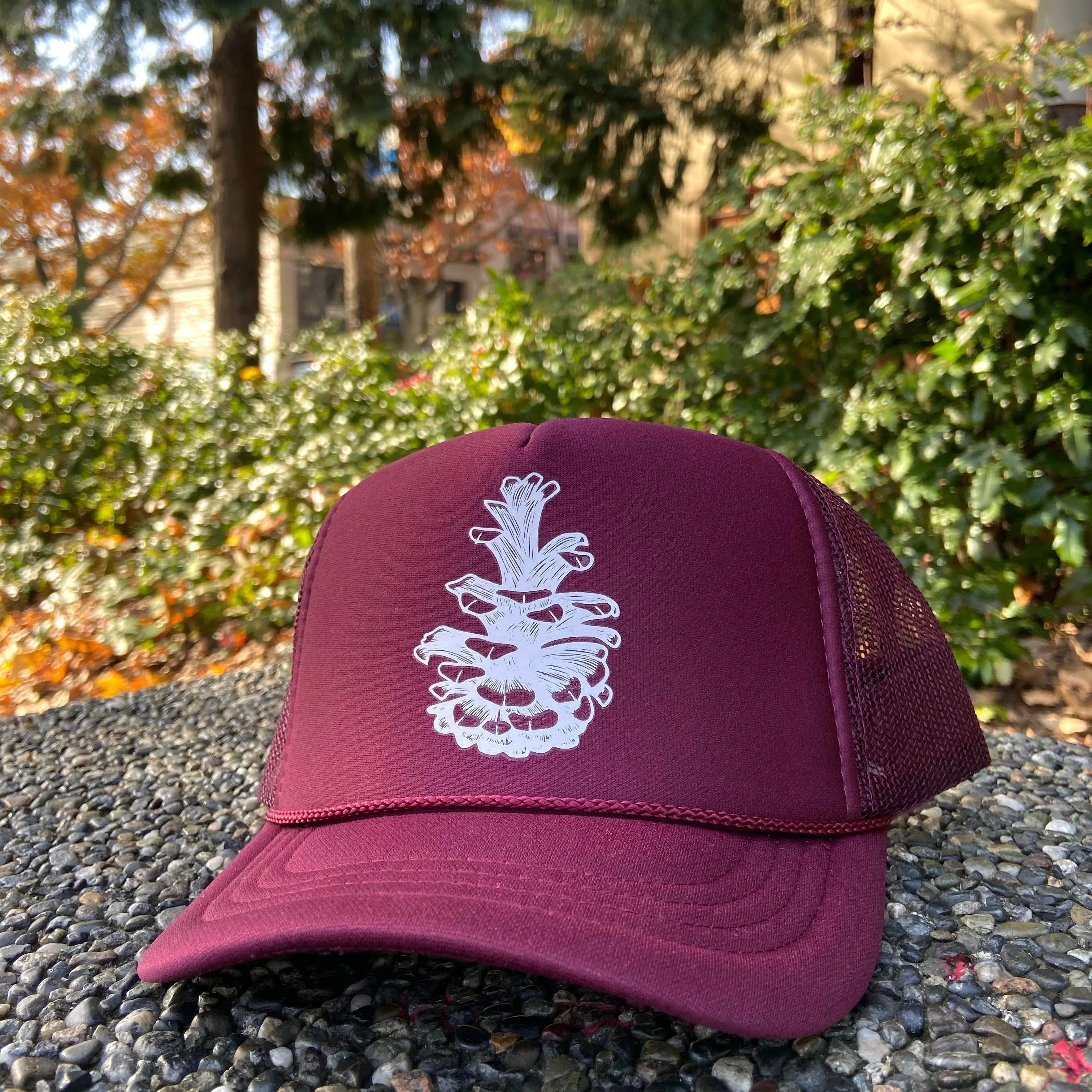 Pinecone Trucker Hat