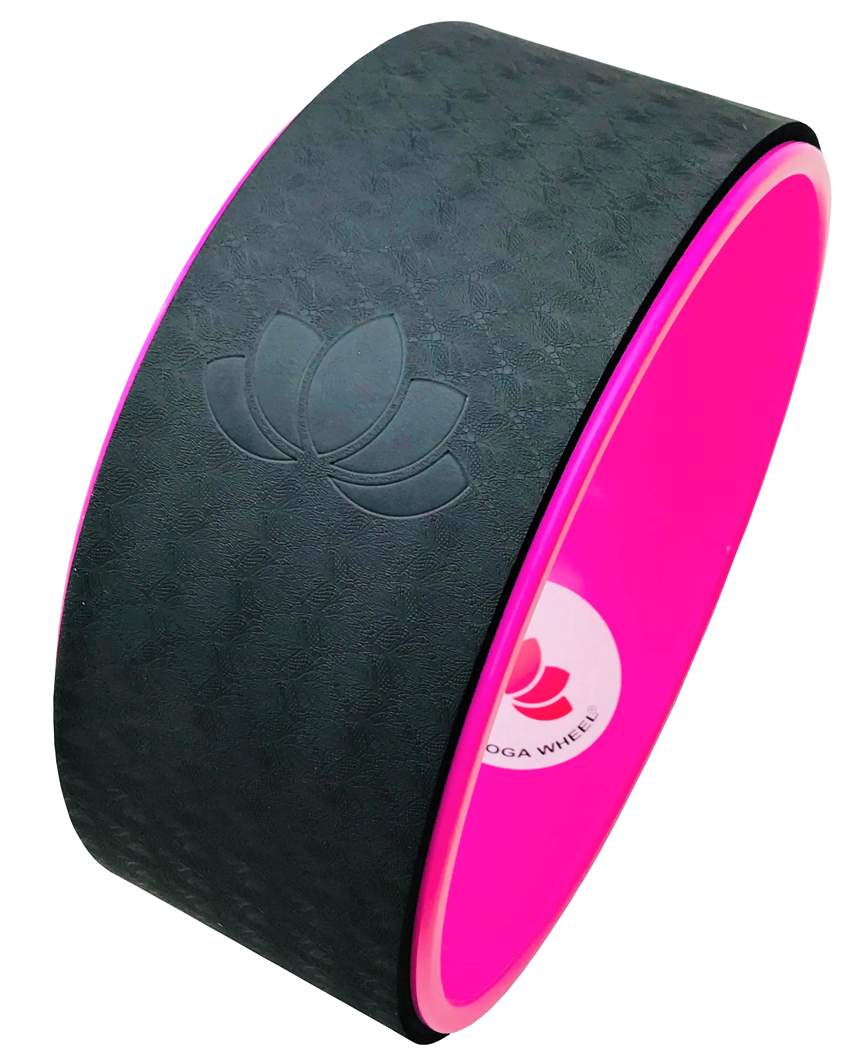 Pink Black Yoga Wheel