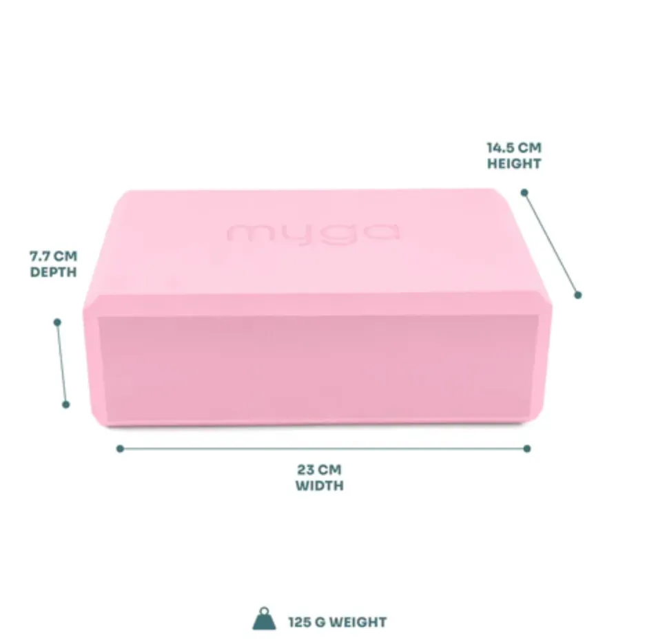 Pink Yoga Block