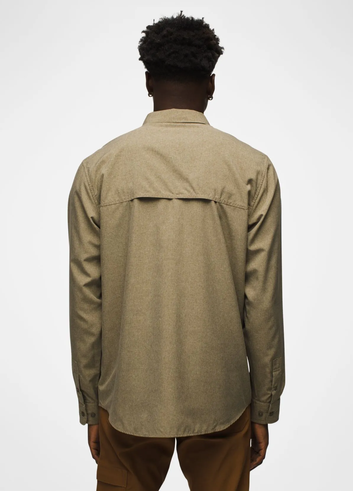 prAna Lost Sol Long Sleeve Shirt-Peat Heather