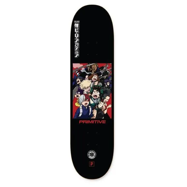 Primitive My Hero Academia Deck Black x Venom Custom Complete Skateboard - 8.0"