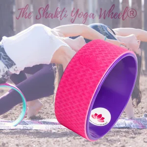 Purple Pink Yoga Wheel Imprint