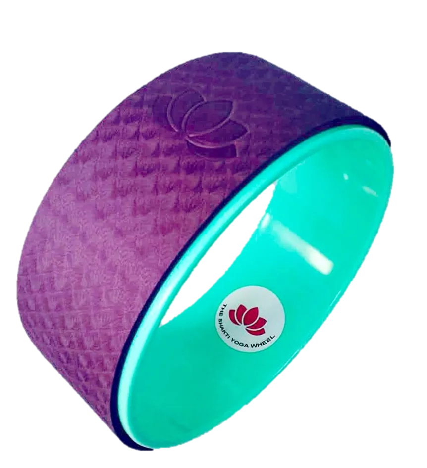 Purple Yoga Wheel with Imprint