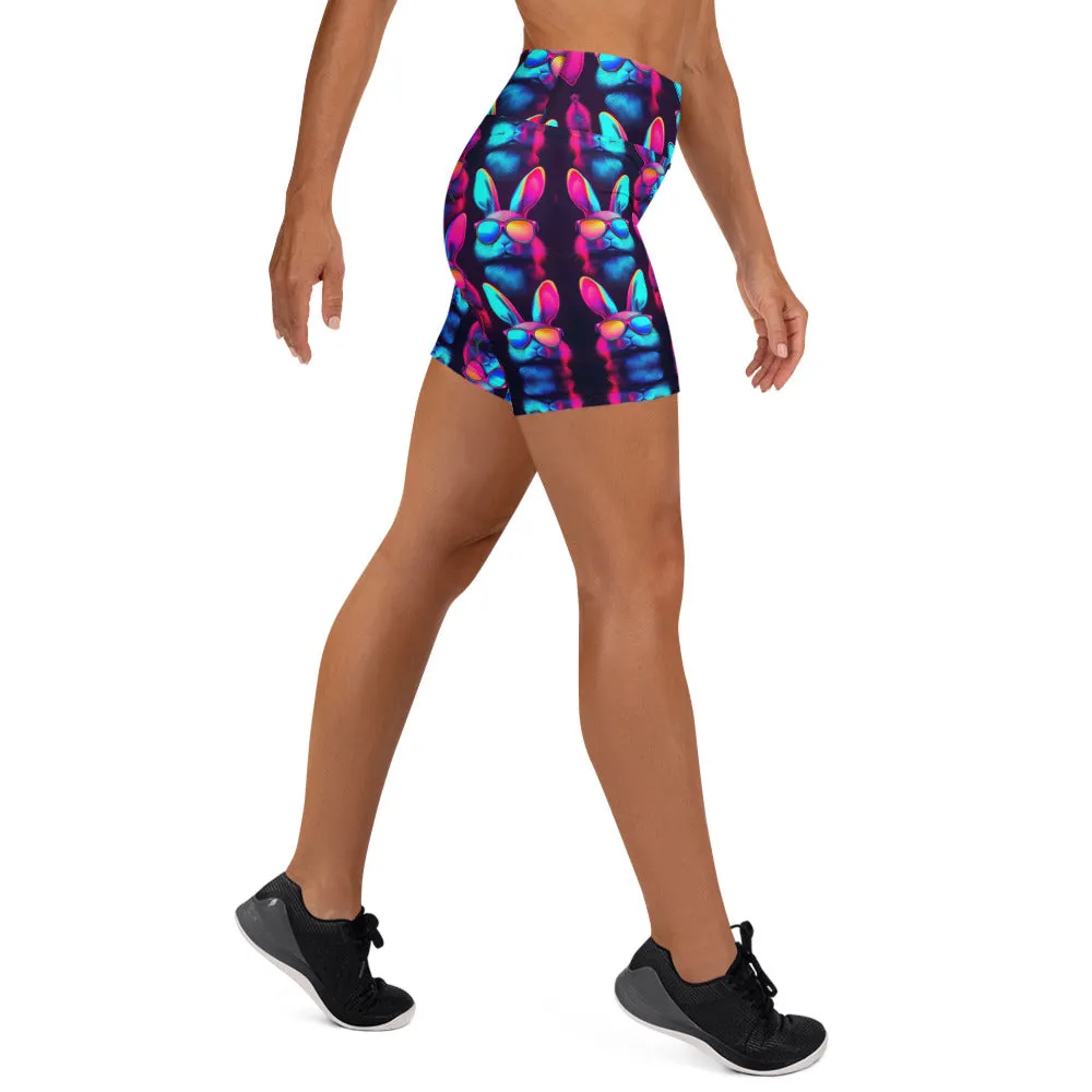 Radiant Rabbit Yoga Shorts