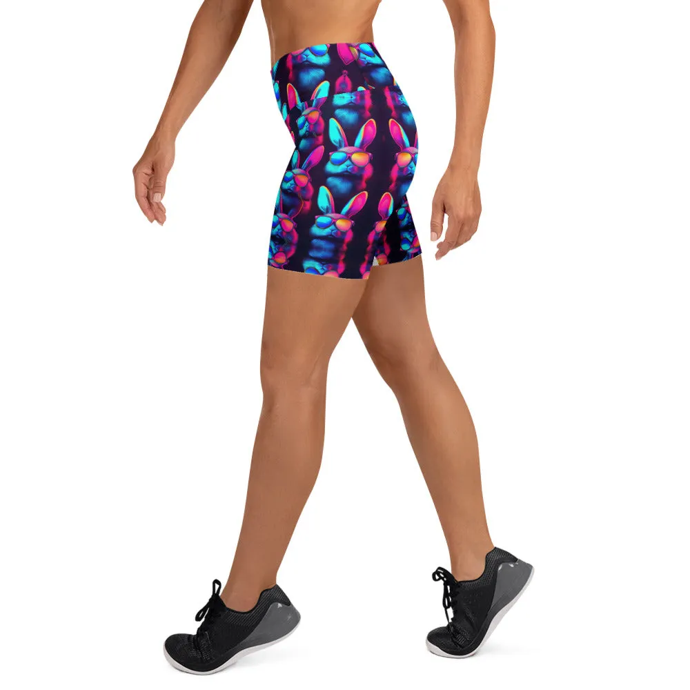 Radiant Rabbit Yoga Shorts