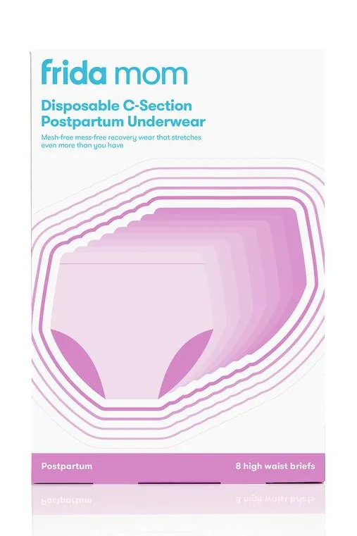 Regular Disposable Highwaist C-Section Underwear 8 Pack