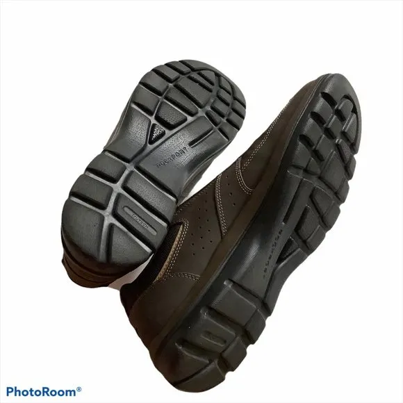 Rockport Men's Get Your Kicks Slip On Shoes Brown Size 8.5 W M79273