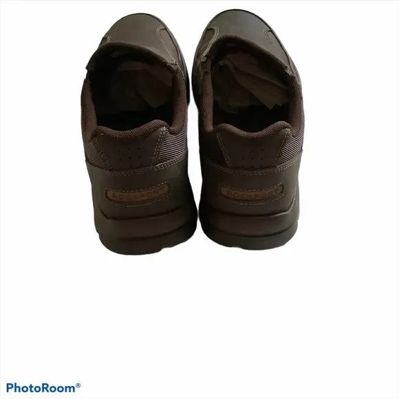 Rockport Men's Get Your Kicks Slip On Shoes Brown Size 8.5 W M79273