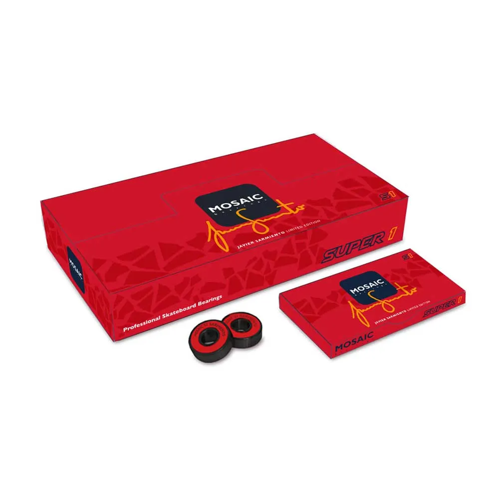 Rodamientos Skate Mosaic Super 1 Javier Sarmiento Red Abec 7