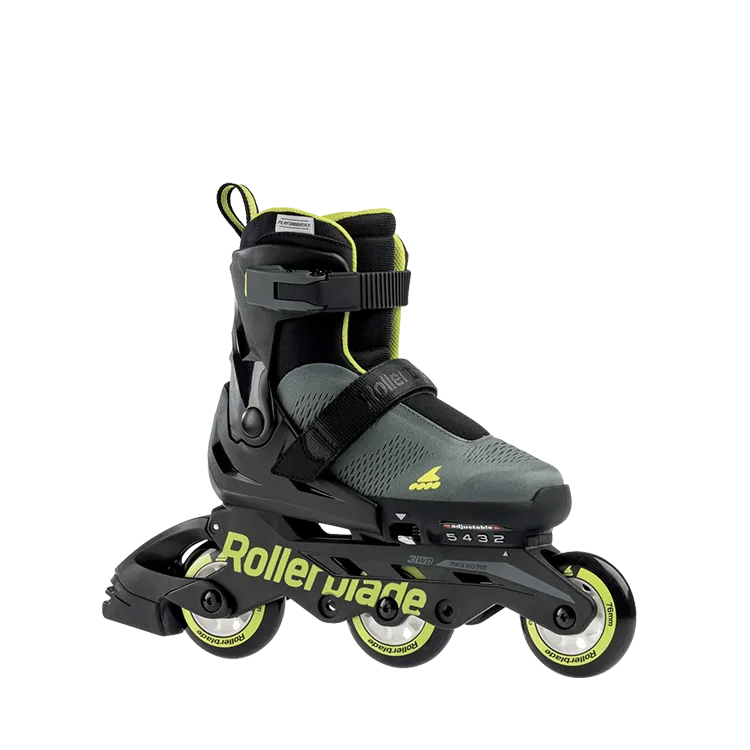 Rollerblade Microblade Free 3WD - Anthracite/Lime