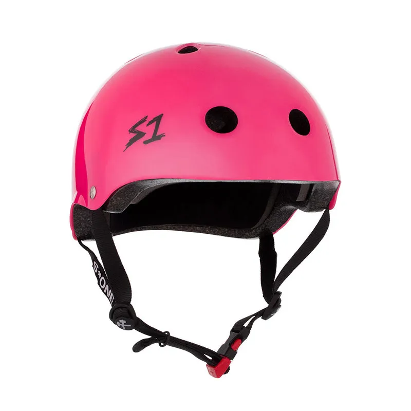 S1 Mini Lifer Helmet - Gloss Hot Pink