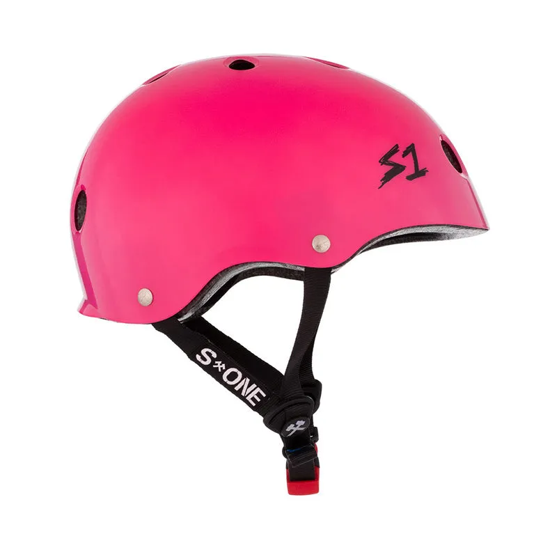 S1 Mini Lifer Helmet - Gloss Hot Pink