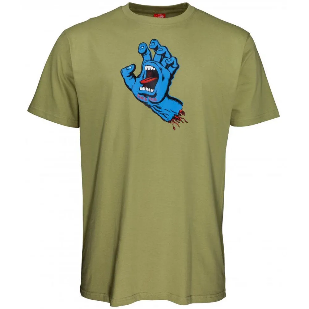 Santa Cruz Screaming Hand Short Sleeved T Shirt