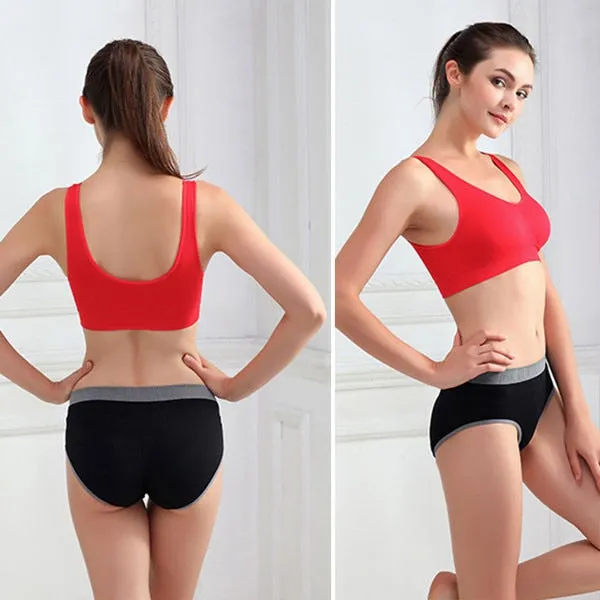 Seamless Padded Crop Top sports bra