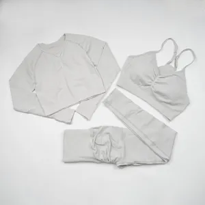 Seamless Yoga Set Women Workout Sportswear Gym