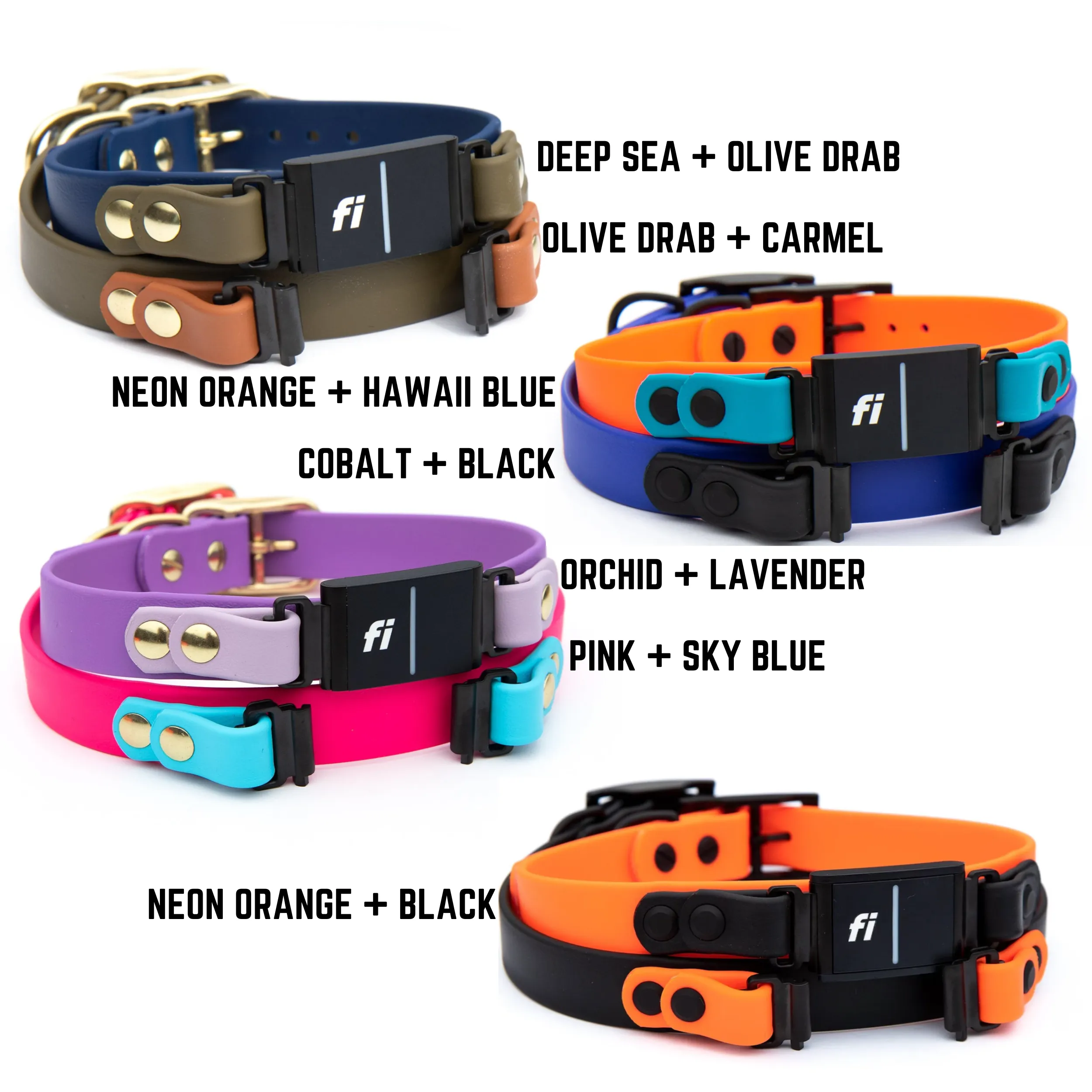 Series 3 Fi Compatible 3/4" or 1" BioThane® Collar