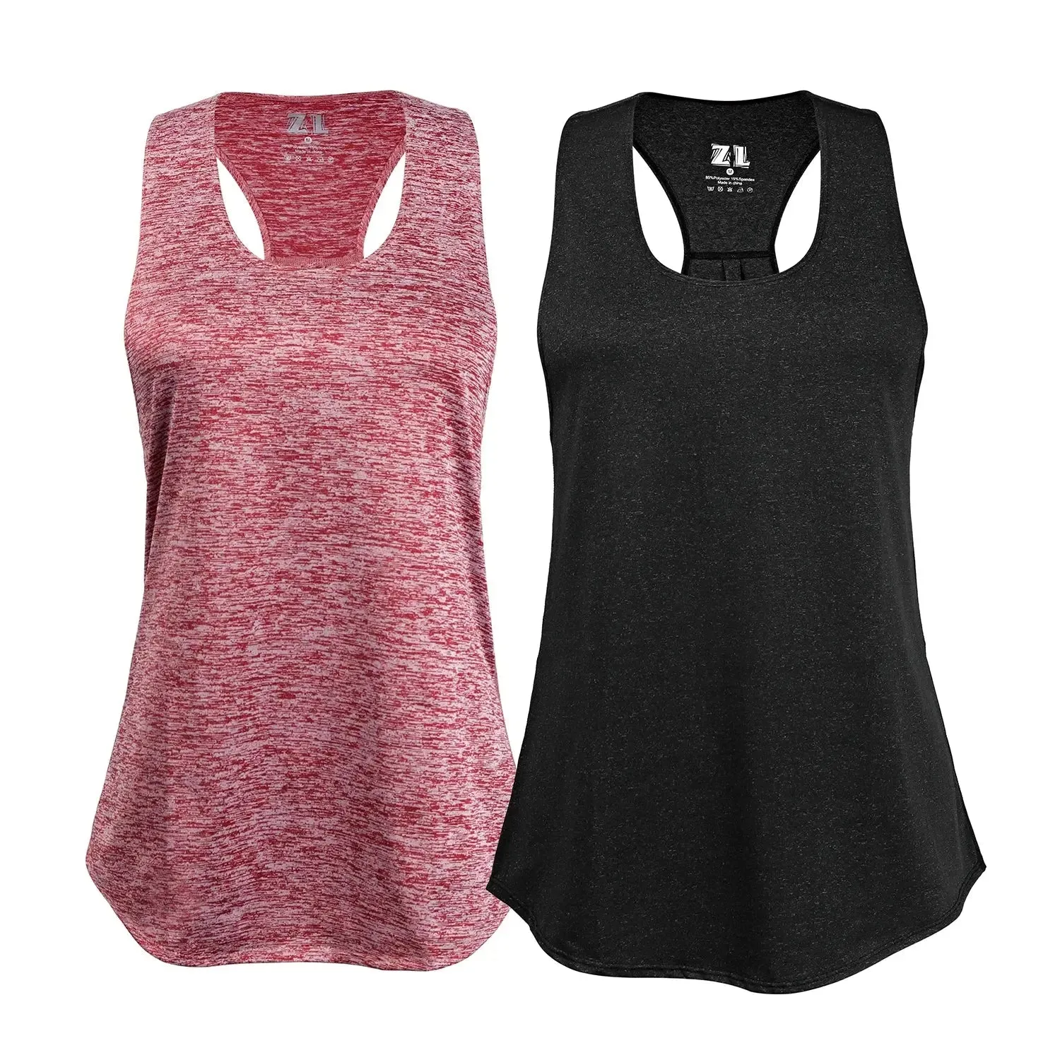 Sleeveless Racerback Yoga Tank Top, Women's Quick Dry Running Training Sports Vest Fitness Gym Top Workout Yoga Shirts